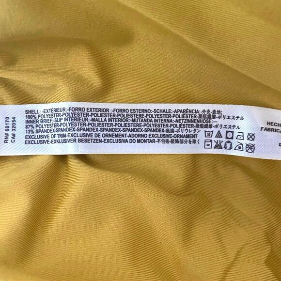 NEW $68 Free People FP Movement Moonlight Reflective Running Shorts Yellow SZ S - Picture 10 of 13